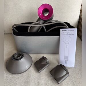 Dyson Supersonic Hair Dryer - Fuchsia and Silver